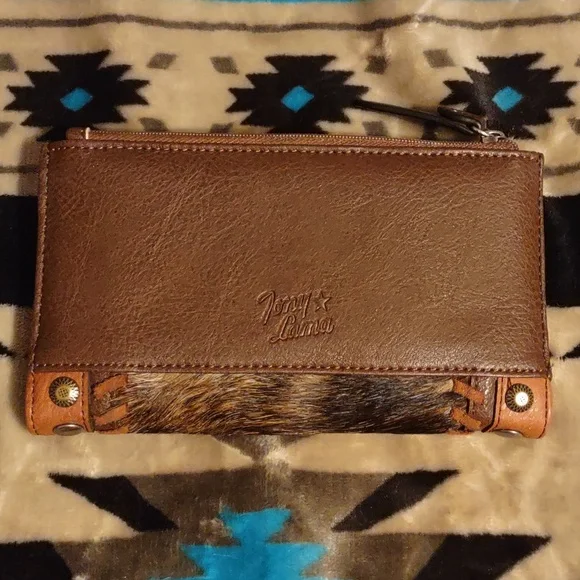 Tony Lama. Cognac Cowhide leather  wallet. Never used. Brand new. No tags. - Picture 3 of 17